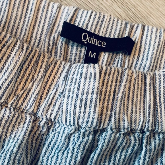 Quince Pinstripe Cropped Pants - Picture 7 of 10